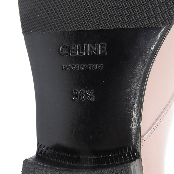 Excellent CELINE Leather shoes JACNO Monk strap pink leather Women 36.5
