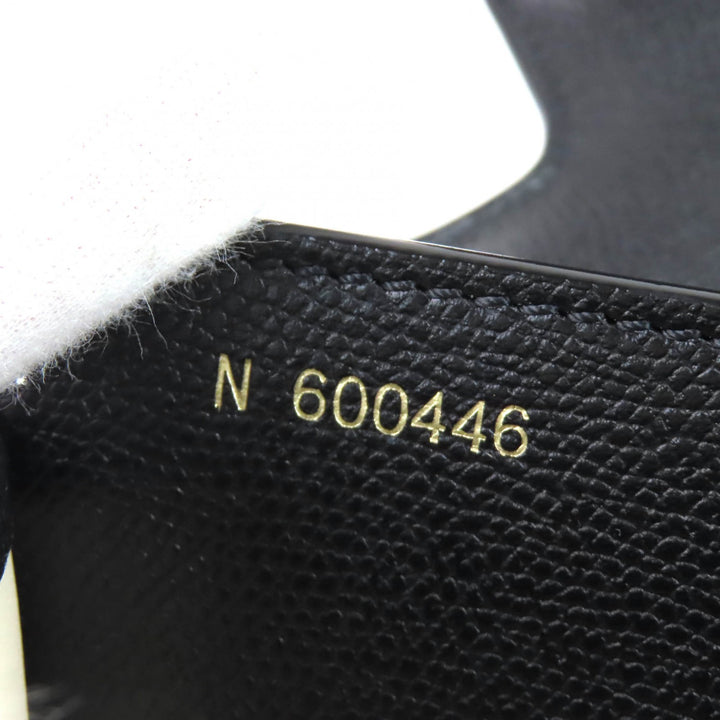 Excellent Valextra Shoulder Bag Noro black Soft Calfskin Skin Leather Women