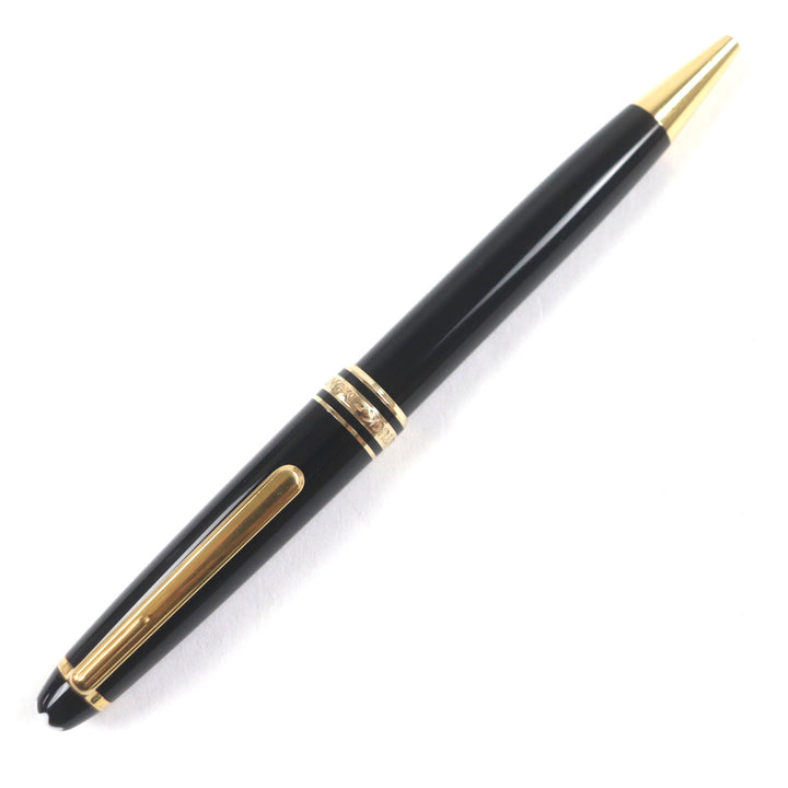 Very Good MONTBLANC Ballpoint pen Meisterstck Classic Black gold ー mens