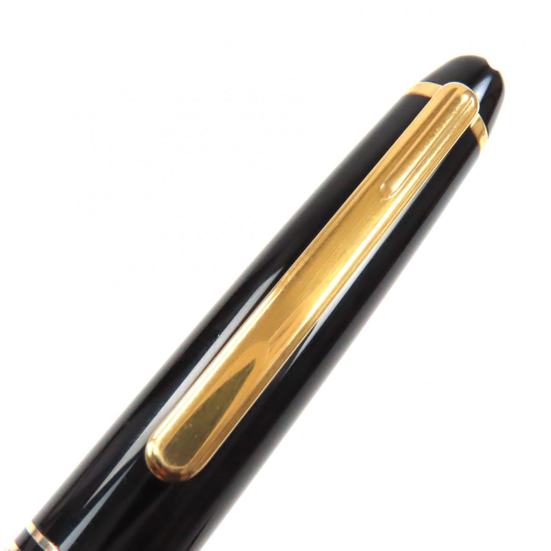 Very Good MONTBLANC Ballpoint pen Meisterstck Classic Black gold ー mens