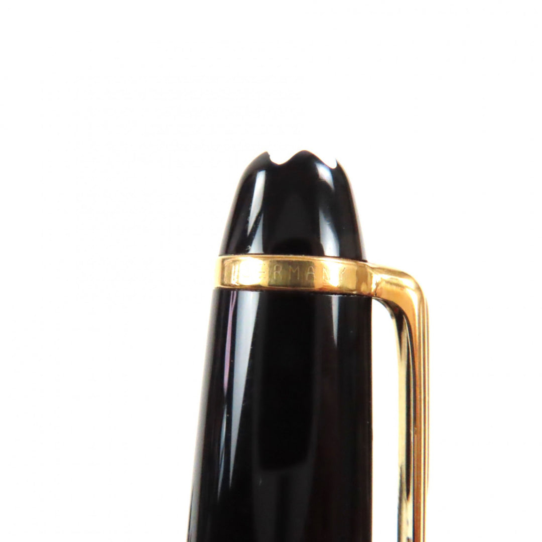Very Good MONTBLANC Ballpoint pen Meisterstck Classic Black gold ー mens