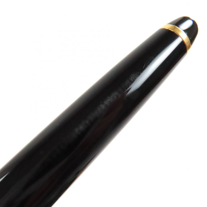 Very Good MONTBLANC Ballpoint pen Meisterstck Classic Black gold ー mens