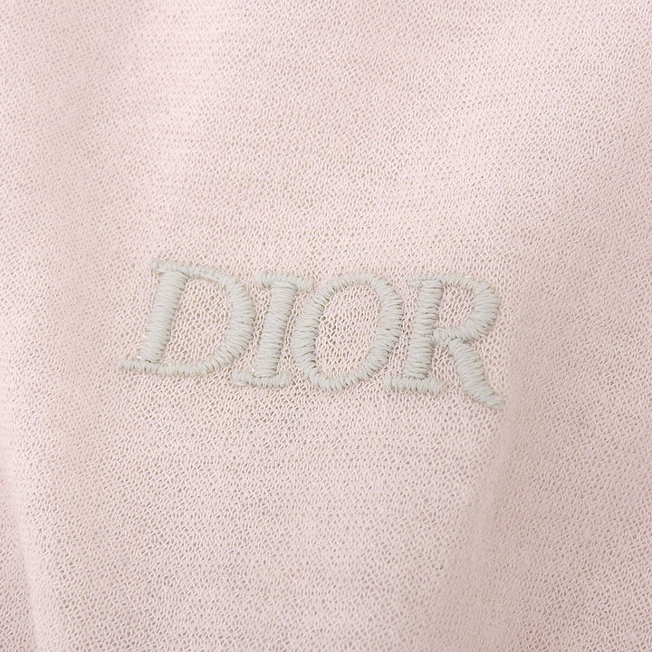 Pristine DIOR Long sleeve polo shirt pink cotton mens S 243J831A0800