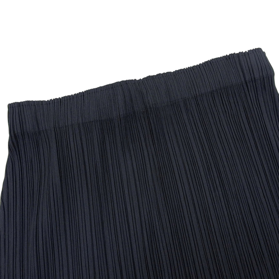 Excellent PLEATS PLEASE skirt Pleated processing Long Charcoal gray Women 3 PP13-JG539