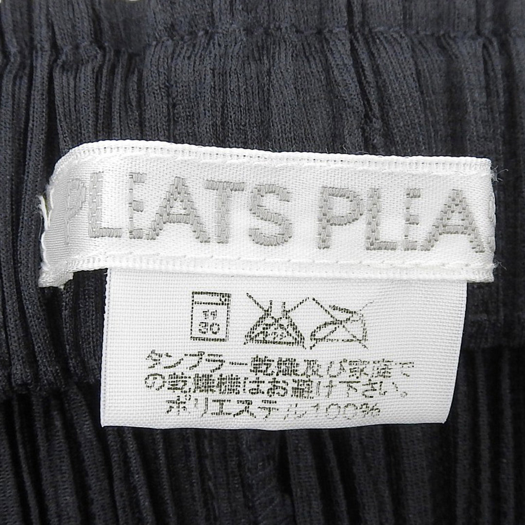 Excellent PLEATS PLEASE skirt Pleated processing Long Charcoal gray Women 3 PP13-JG539
