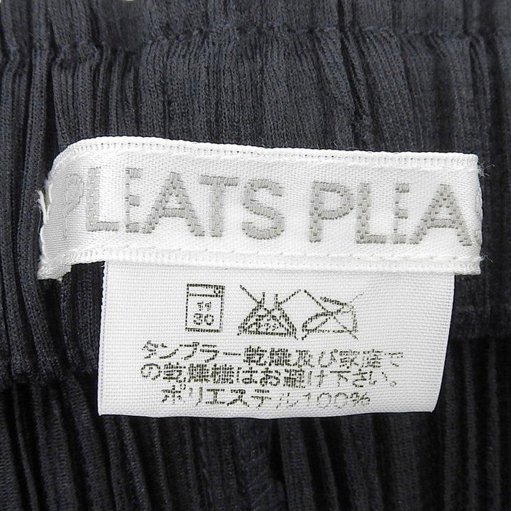 Excellent PLEATS PLEASE skirt Pleated processing Long Charcoal gray Women 3 PP13-JG539