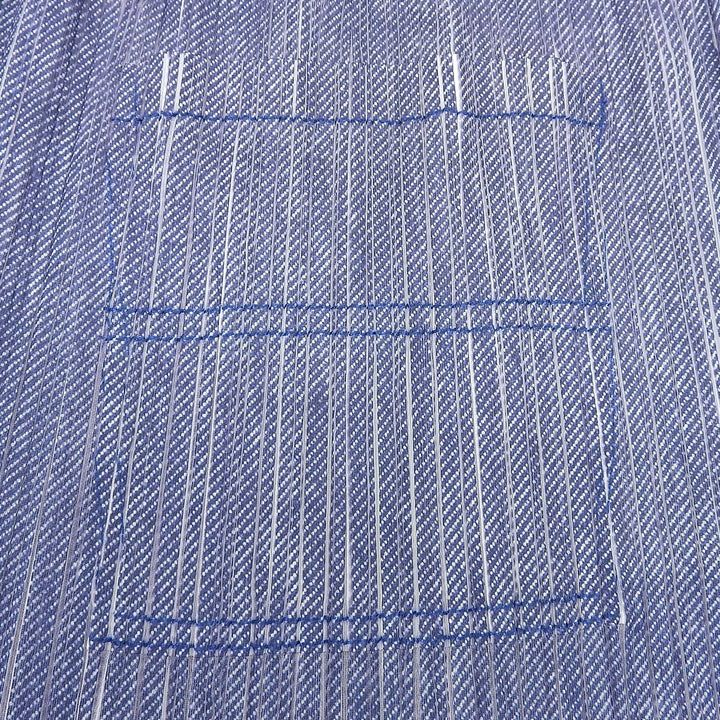 Excellent PLEATS PLEASE skirt Denim Transfer Pleated Blue polyester Women 3 PP11-JG614