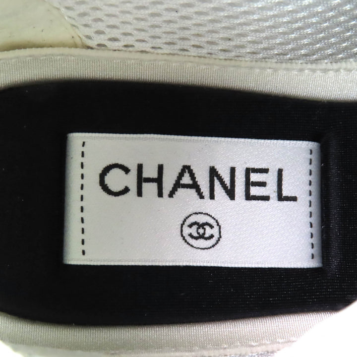 Excellent CHANEL sneakers black Suede leather Women 37 G39230