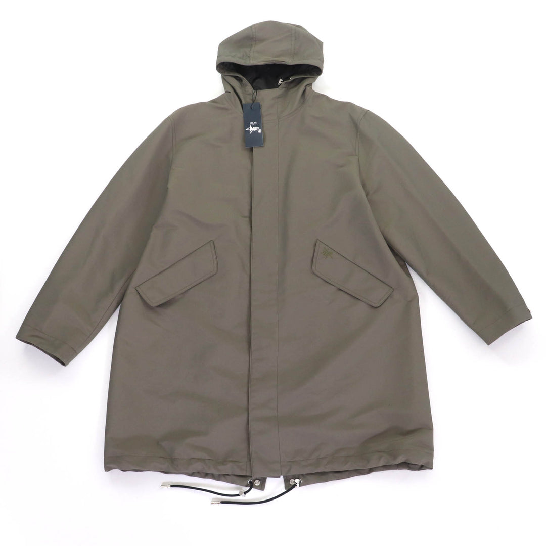 DIOR SHAWN STUSSY Mod coat khaki Nylon mens 46 033C313A4875