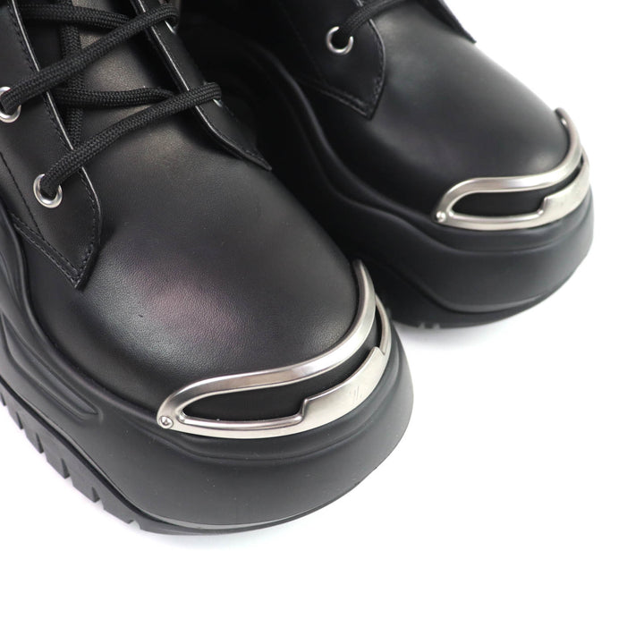 Excellent LOUIS VUITTON Ankle boots Arc light black leather Women 35