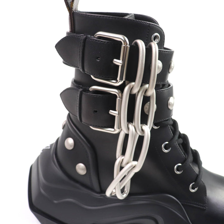 Excellent LOUIS VUITTON Ankle boots Arc light black leather Women 35