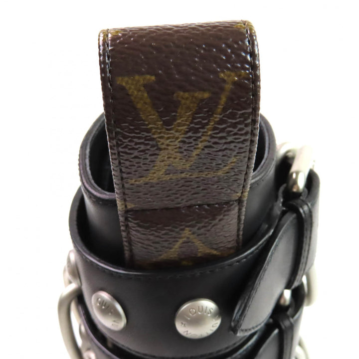 Excellent LOUIS VUITTON Ankle boots Arc light black leather Women 35
