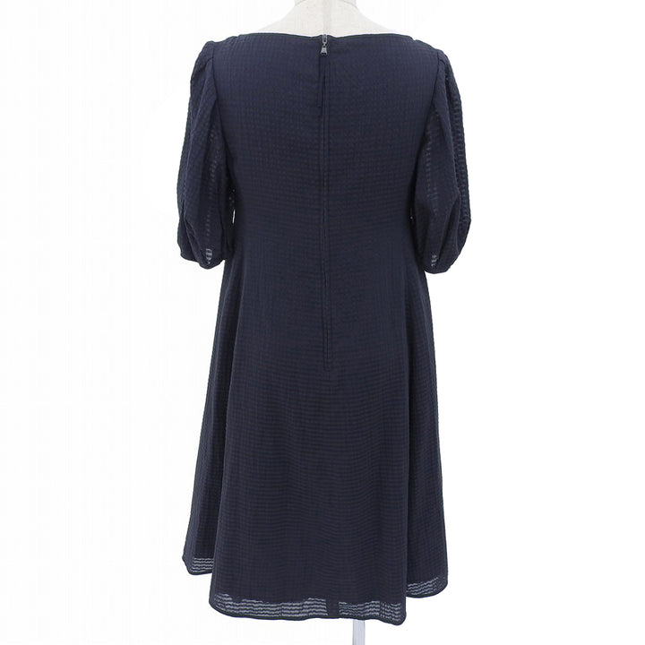 Excellent FOXEY one piece Navy cotton Women 38 43569 S00X611T