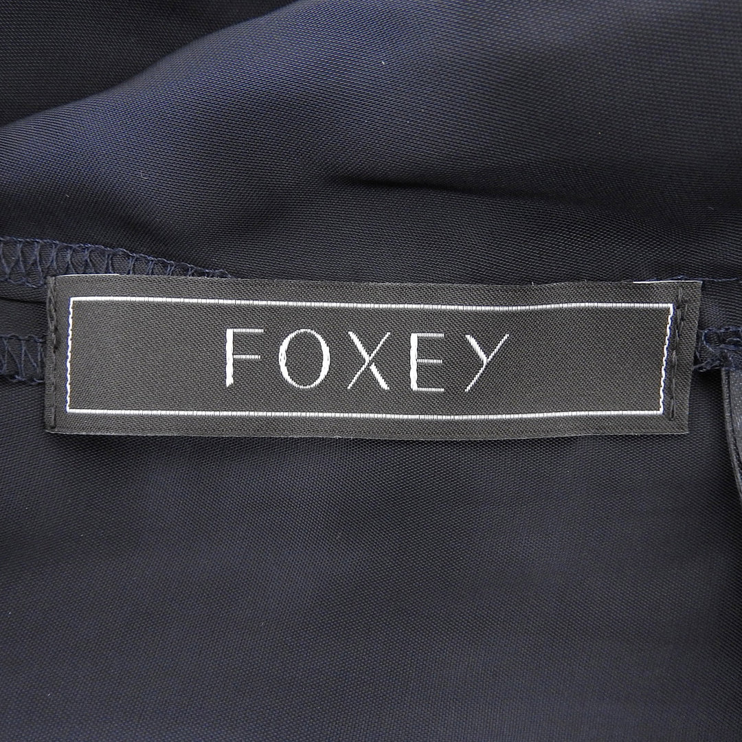 Excellent FOXEY one piece Navy cotton Women 38 43569 S00X611T