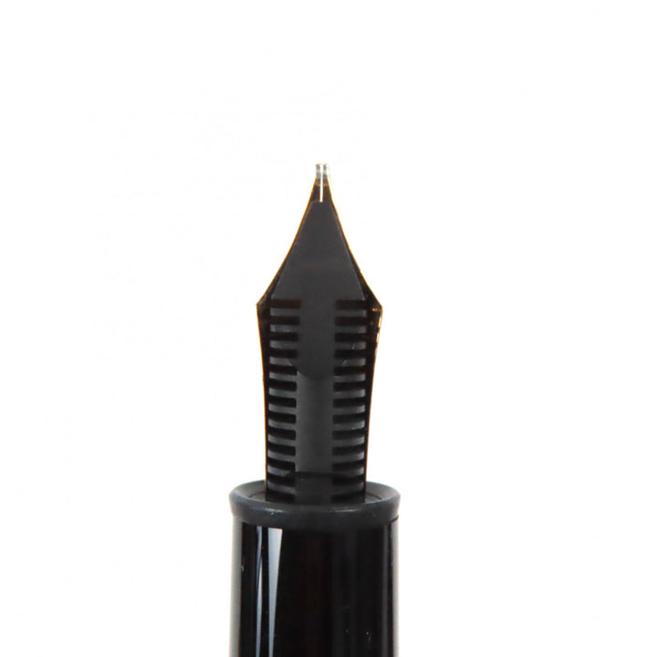 Very Good MONTBLANC fountain pen Meisterstck 146 white star Black gold 14K mens