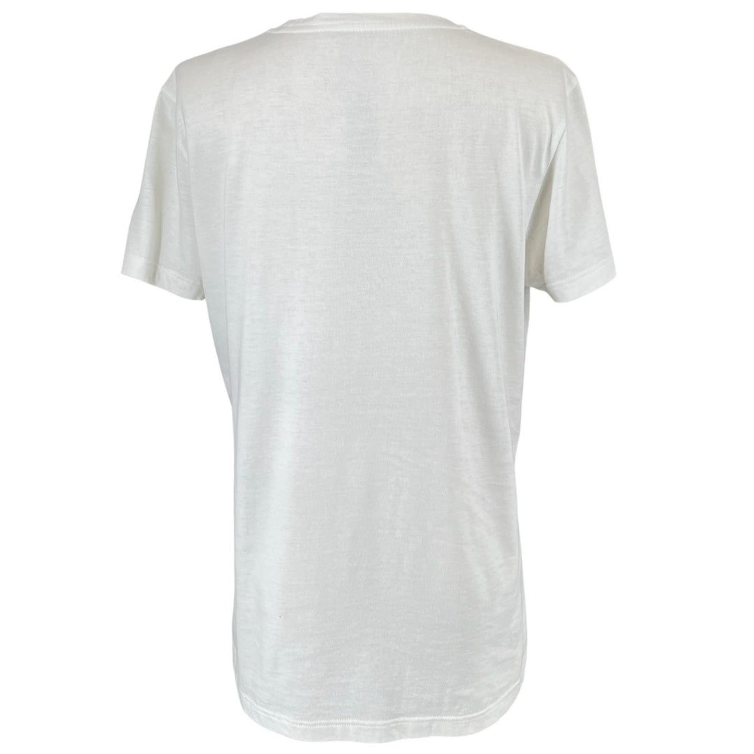 Great MONCLER Short sleeve T-shirt MAGLIA MANICA CORTA With logo emblem white