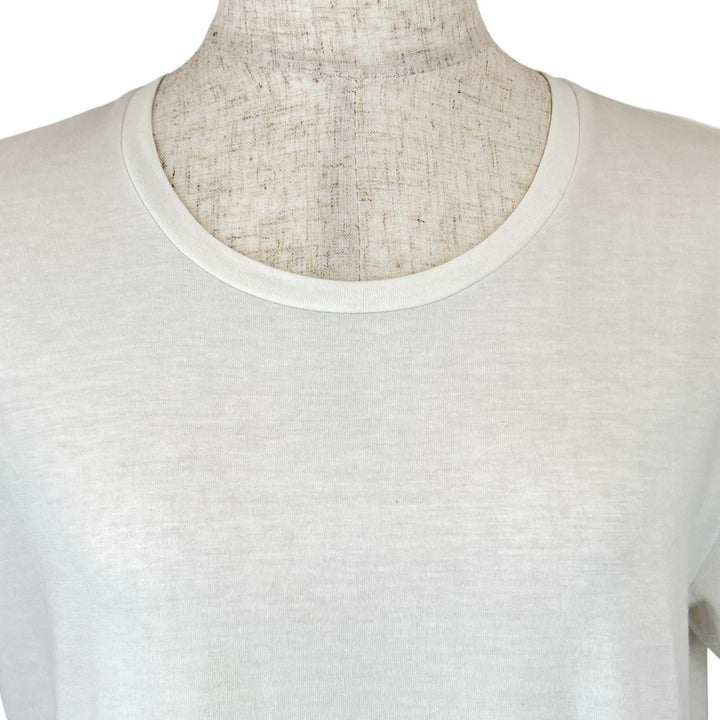 Great MONCLER Short sleeve T-shirt MAGLIA MANICA CORTA With logo emblem white