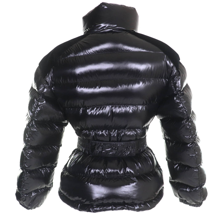 Excellent MONCLER Down jacket CELEPINE Logo patch with logo belt and ZIPUP black Women 00
