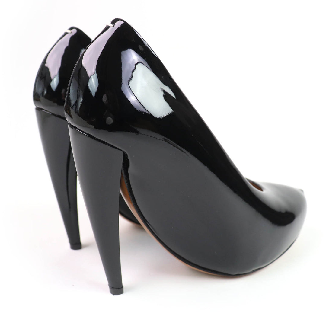 Excellent Maison Margiela 22 pumps black Patent leather Women 37 58WL0073