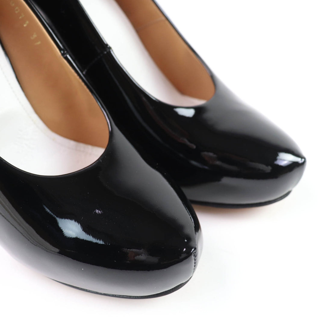 Excellent Maison Margiela 22 pumps black Patent leather Women 37 58WL0073