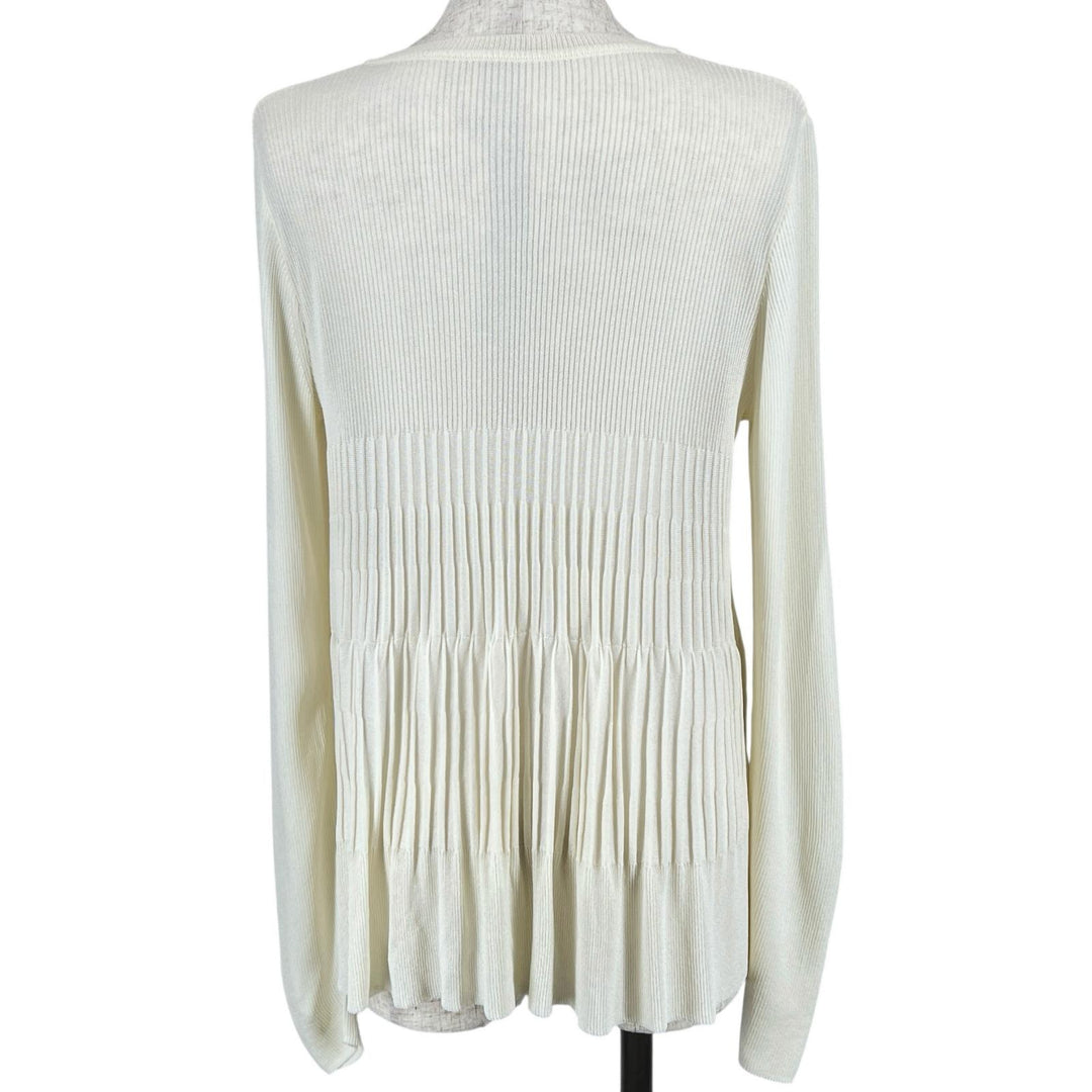 Excellent FOXEY cardigan Ivory Rayon Women 38 43582