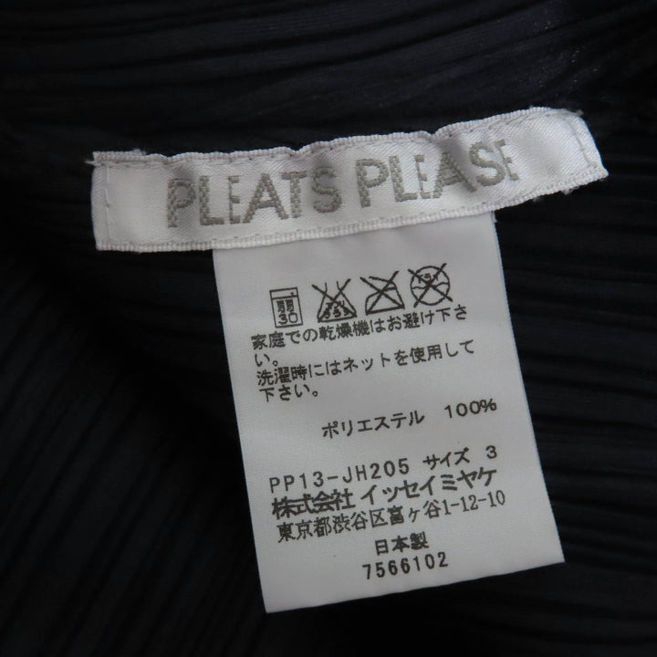Excellent PLEATS PLEASE one piece No sleeve black polyester Women 3 PP13-JH205
