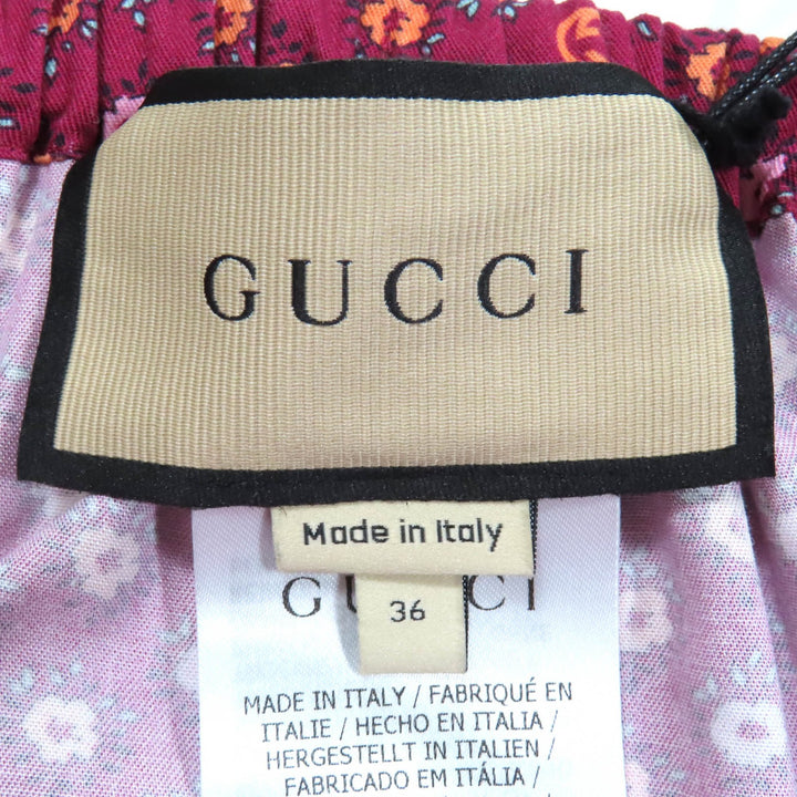 Pristine GUCCI skirt Multi cotton Women 36 741252 ZAM1S