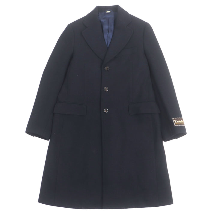 Very Good GUCCI Chester coat Navy wool mens 44 661210