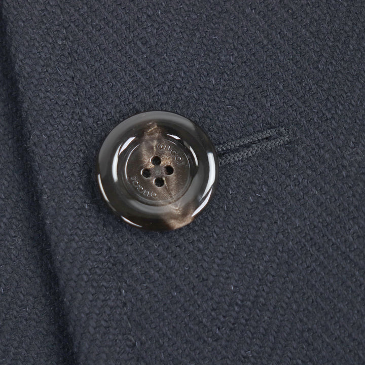 Very Good GUCCI Chester coat Navy wool mens 44 661210
