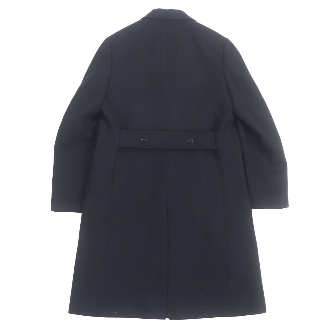 Very Good GUCCI Chester coat Navy wool mens 44 661210