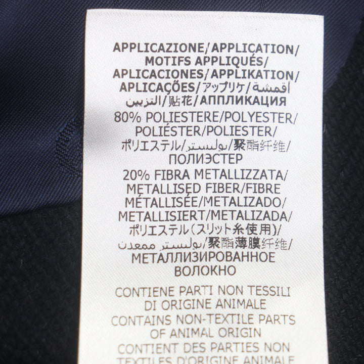 Very Good GUCCI Chester coat Navy wool mens 44 661210