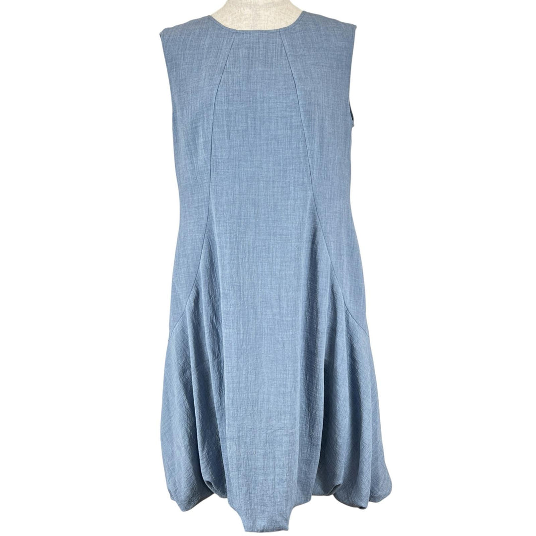 Excellent Rene one piece No-sleeve balloon Light blue Triacetate Women 38