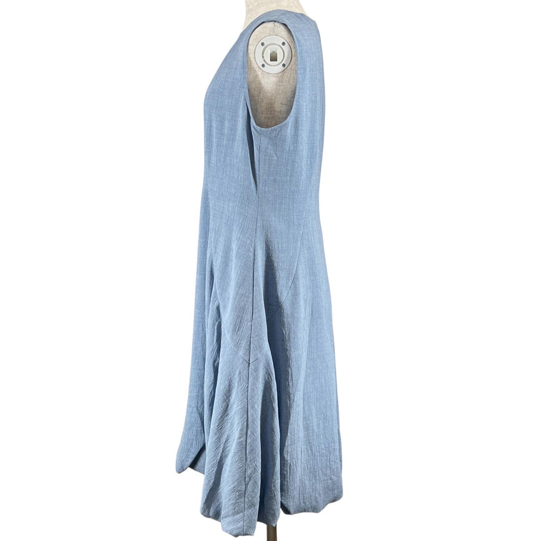 Excellent Rene one piece No-sleeve balloon Light blue Triacetate Women 38