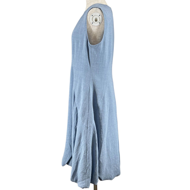 Excellent Rene one piece No-sleeve balloon Light blue Triacetate Women 38