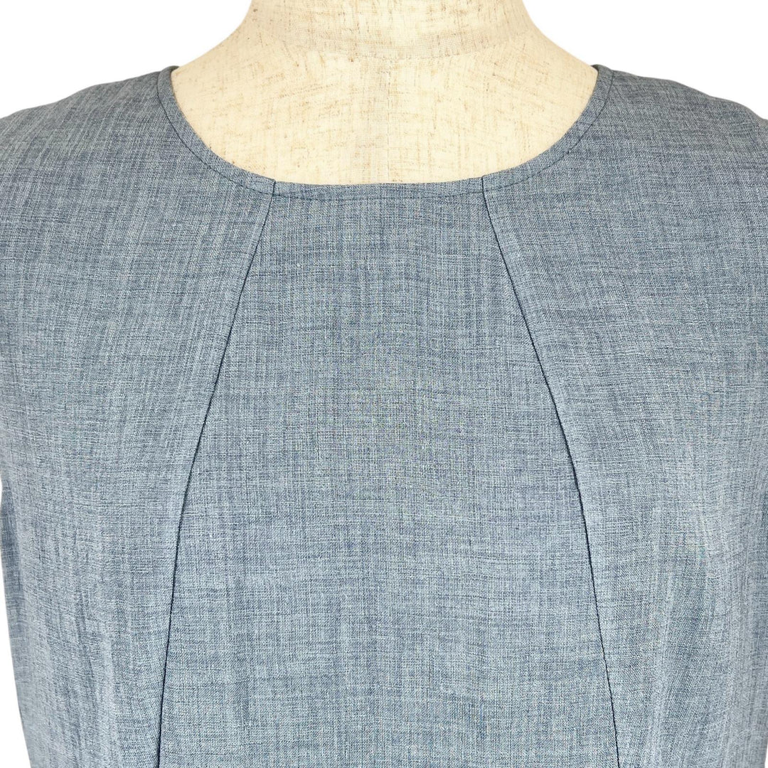 Excellent Rene one piece No-sleeve balloon Light blue Triacetate Women 38