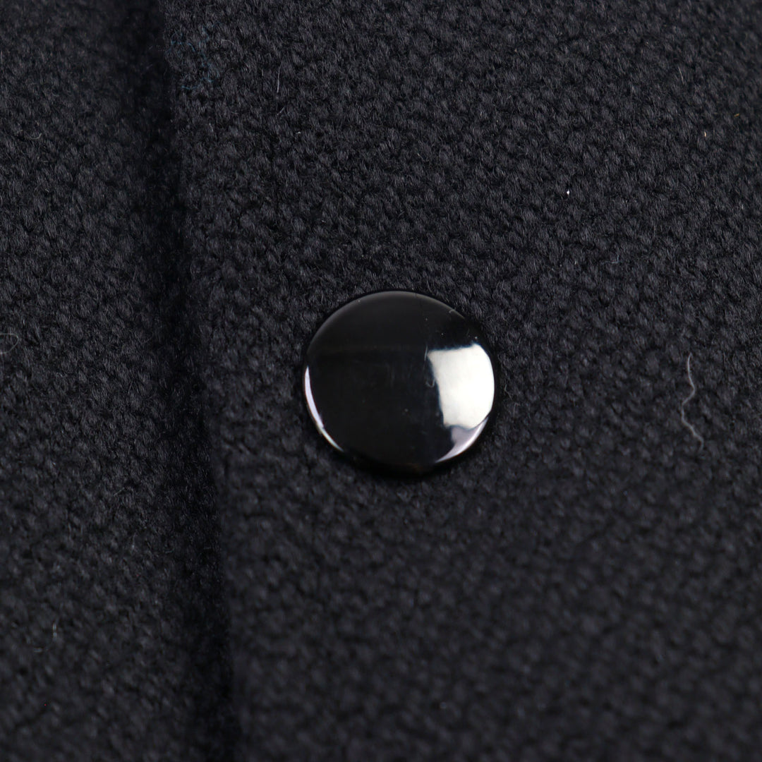 Pristine CELINE Jacket BOY DOLL TEDDY JACKET black wool mens 50 2V09M896C