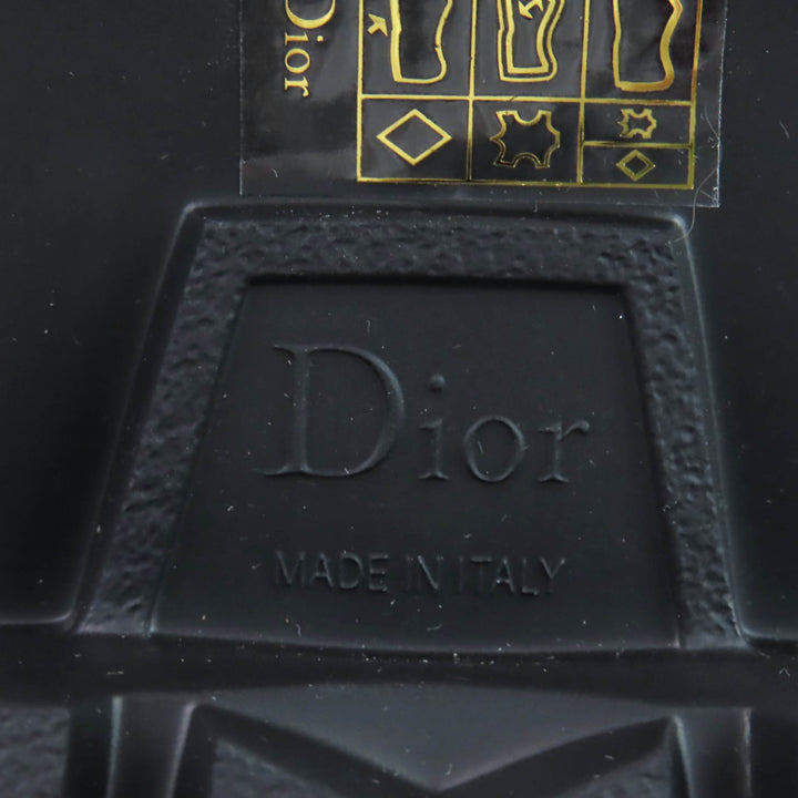 Pristine Christian Dior Ankle boots DIOR SYMBOL black leather Women 39