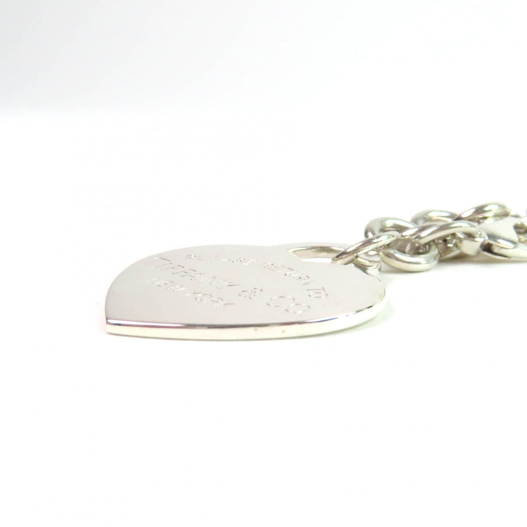 Very Good TIFFANY&Co. bracelet Large Heart Tag Silver 925 Women