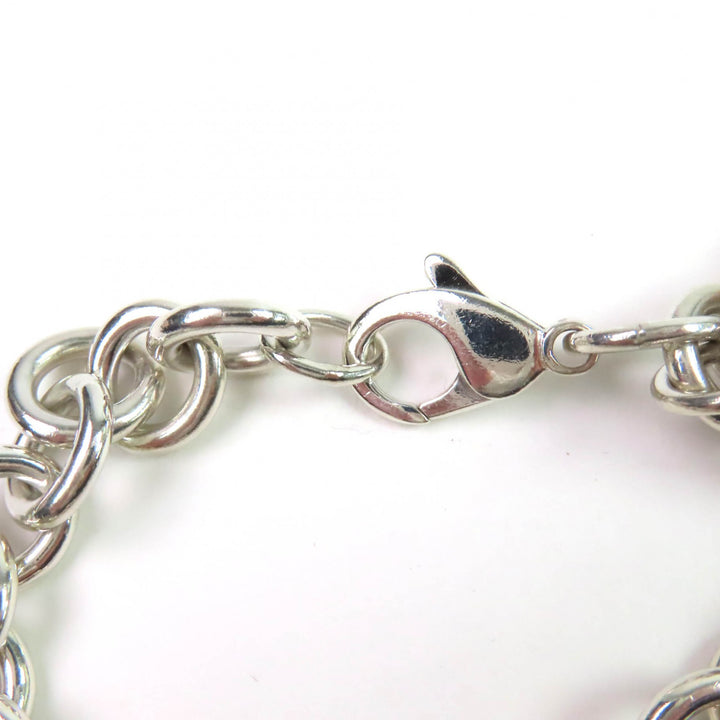 Very Good TIFFANY&Co. bracelet Large Heart Tag Silver 925 Women