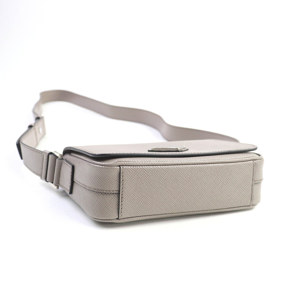 Excellent PRADA Shoulder Bag Triangle With logo Safiano leather Women 2VD065