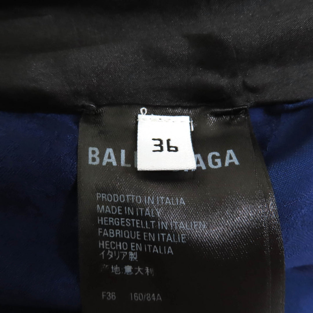 Excellent BALENCIAGA one piece Satin jacquard midi dress Women 36 663002