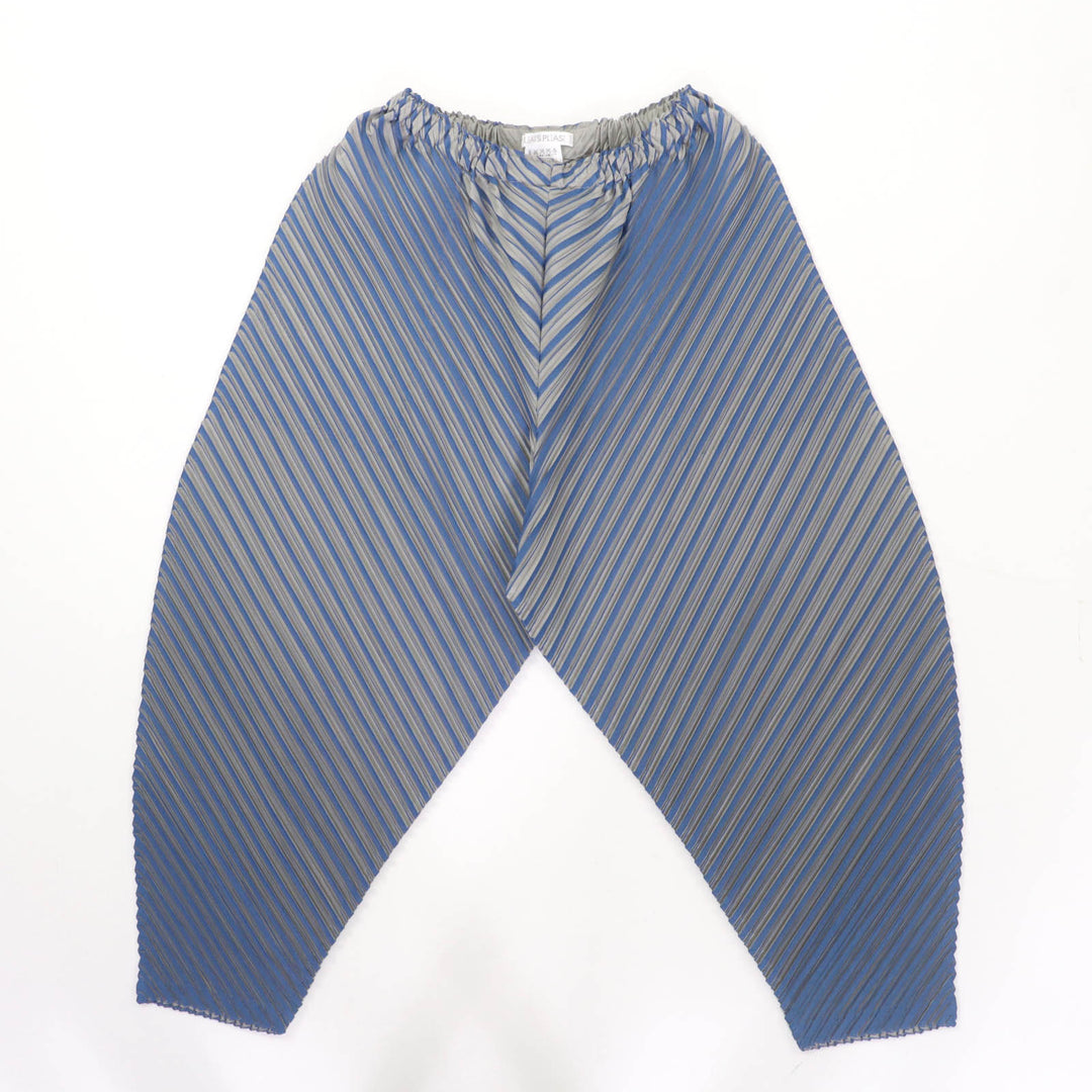 Excellent PLEATS PLEASE Saruel pants Blue gray polyester Women 1 PP43-JF722