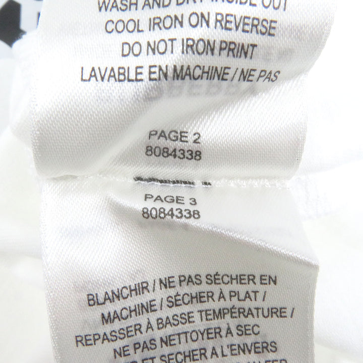 Excellent BURBERRY Short sleeve T-shirt Box logo print crew neck white M 8084338