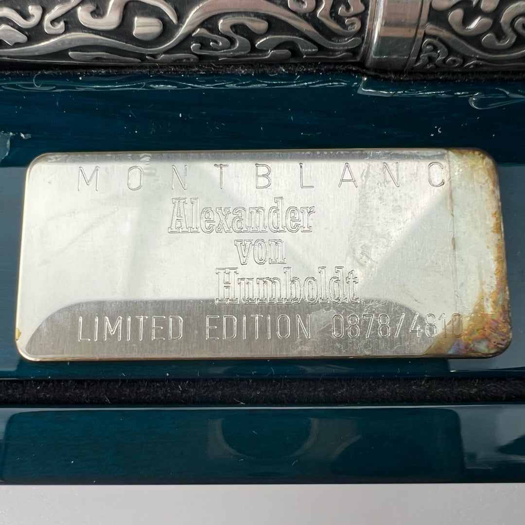 Very Good MONTBLANC fountain pen Patron Series 2007 Alexander von Humboldt 18k