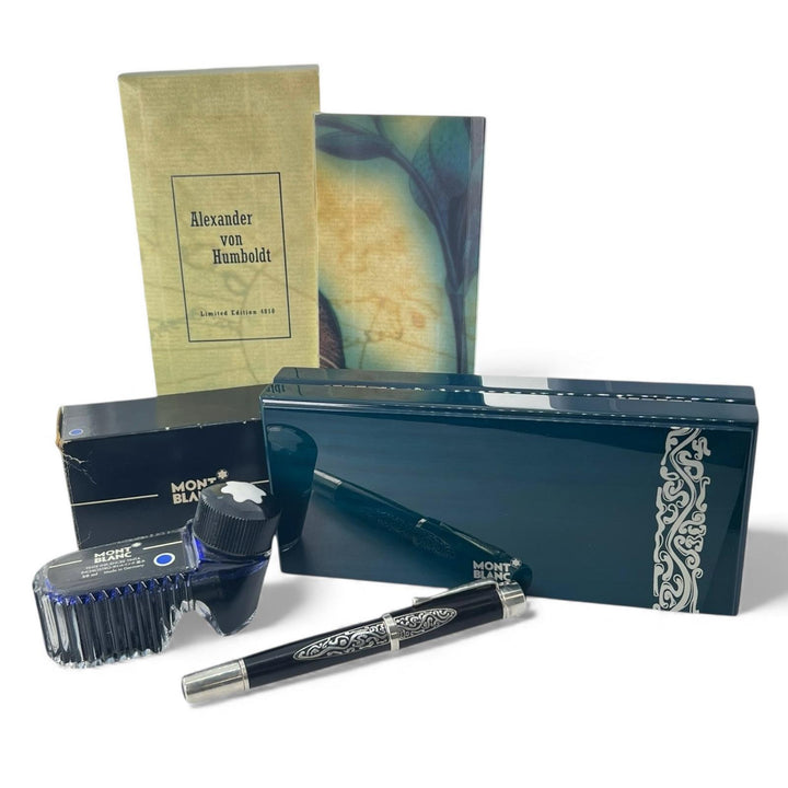 Very Good MONTBLANC fountain pen Patron Series 2007 Alexander von Humboldt 18k