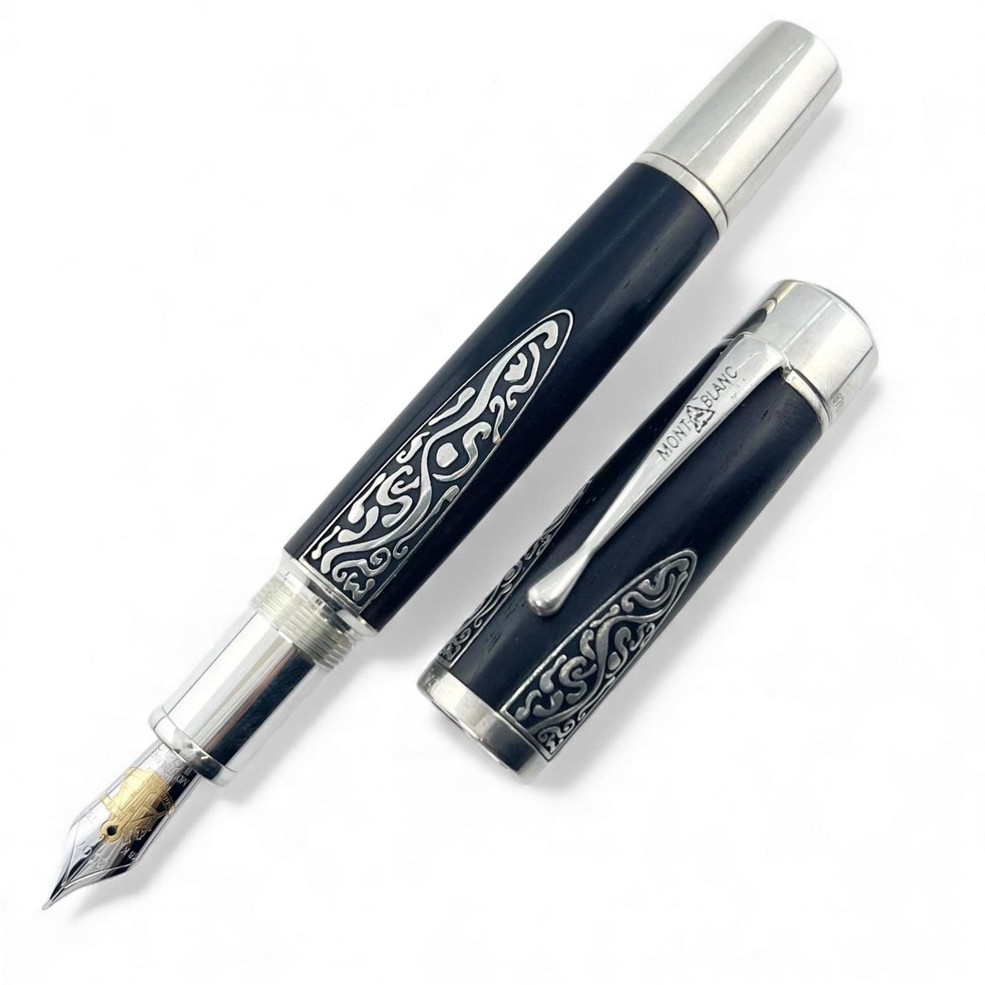 Very Good MONTBLANC fountain pen Patron Series 2007 Alexander von Humboldt 18k
