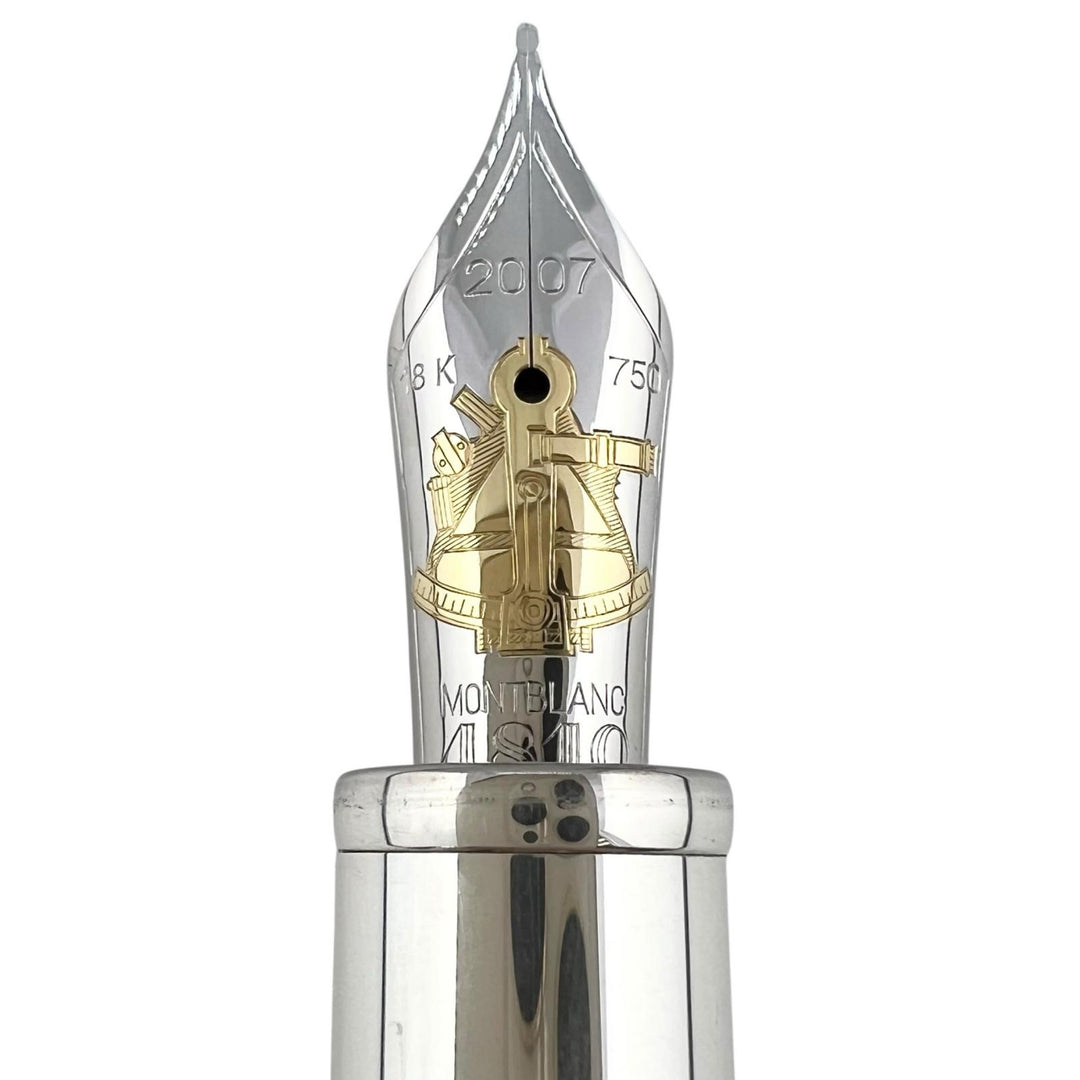 Very Good MONTBLANC fountain pen Patron Series 2007 Alexander von Humboldt 18k
