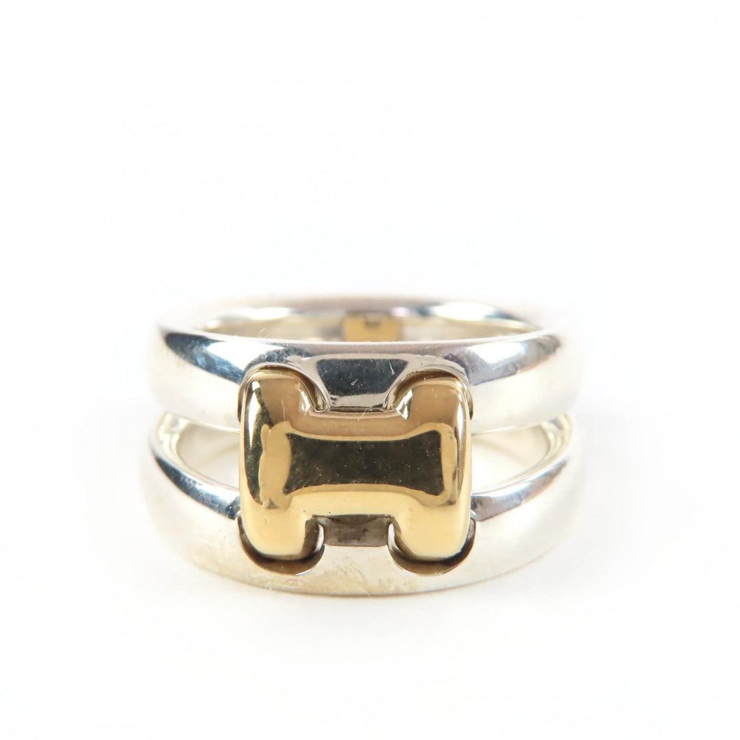 Excellent HERMES Ring Olympe Ring combination Silver 925 Women