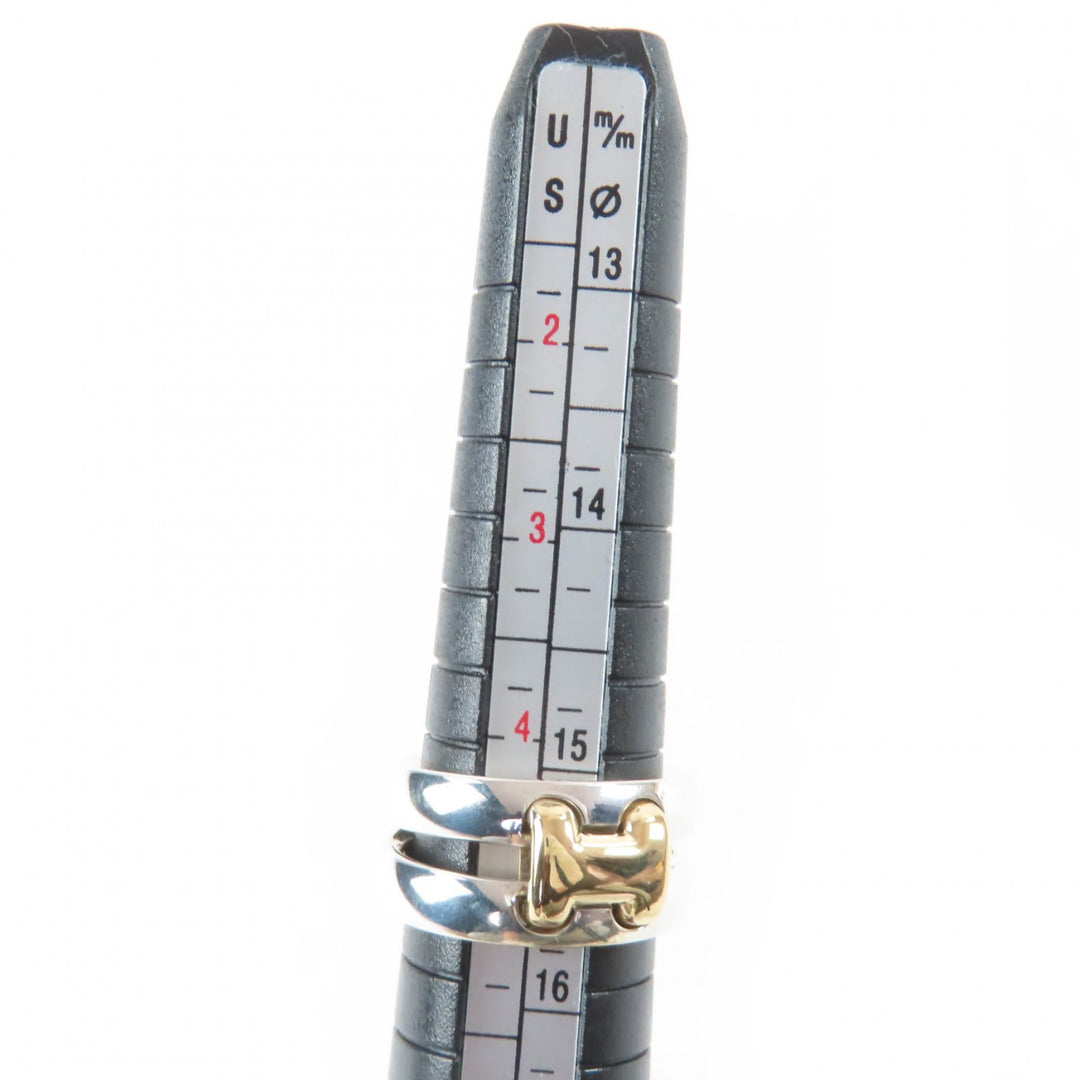 Excellent HERMES Ring Olympe Ring combination Silver 925 Women
