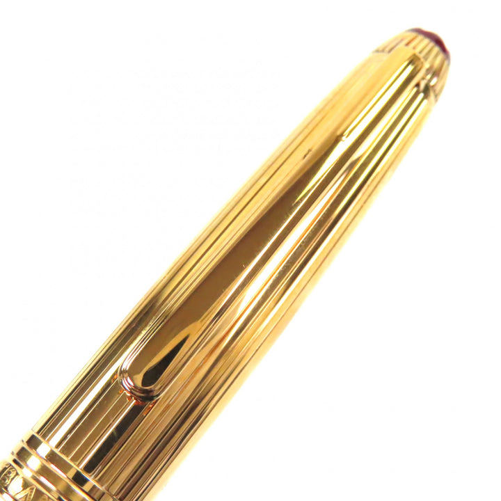 Great MONTBLANC Ballpoint pen Meisterstück Classic Solitaire Due Vermeil 925